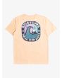 Camiseta de manga corta Quiksilver Another Story color salmón para hombre posterior
