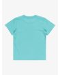 Camiseta de manga corta Quiksilver Tasty Waves Azul Aguamarina para niños 2-7 años posterior