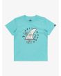 Camiseta de manga corta Quiksilver Tasty Waves Azul Aguamarina para niños 2-7 años