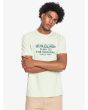 Hombre con camiseta de manga corta Quiksilver Feeding Line verde 