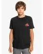 Niño con camiseta de manga corta Quiksilver Hells Yeah negra 