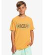 Niño con Camiseta de manga corta Quiksilver In Circles Youth Amarilla 