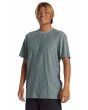Hombre con Camiseta orgánica de manga corta con bolsillo Quiksilver Kentin Verde lateral
