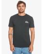 Hombre con Camiseta de manga corta Quiksilver MW Mini Logo Negra 