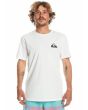 Hombre con camiseta de manga corta Quiksilver Mini Blanca