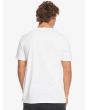 Hombre con Camiseta de manga corta Quiksilver MW Mini Logo Blanca posterior