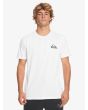 Hombre con Camiseta de manga corta Quiksilver MW Mini Logo Blanca 
