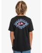 Niño con Camiseta de manga corta Quiksilver Mythic Limits Negra posterior