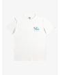 Camiseta de manga corta Quiksilver Ocean Bed Blanca para hombre