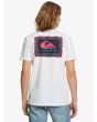 Hombre con camiseta de Manga Corta Quiksilver Return To The Moon blanca