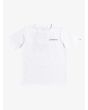Camiseta de manga corta Quiksilver Ride On blanca para niños de 8 a 16 años