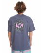 Hombre con camiseta oversize de manga corta Quiksilver Spin Cycle Azul