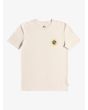 Camiseta de manga corta Quiksilver Sunburnt Daze blanco hueso para hombre