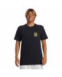 Hombre con Camiseta de manga corta Quiksilver Surf Moe Negra 