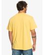 Hombre con Camiseta de manga corta Quiksilver The Natural Dye Amarilla espalda