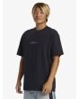 Hombre con camiseta de manga corta Quiksilver Therma Logo Negra lateral