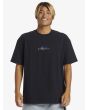 Hombre con camiseta de manga corta Quiksilver Therma Logo Negra