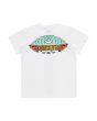 Camiseta de manga corta Quiksilver Tropical Fade blanca para niño 2-7 años posterior