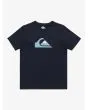 Camiseta de manga corta Quiksilver Comp Logo Azul Marino Oscuro para niño 8-16 años