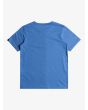 Camiseta de manga corta Quiksilver Comp Logo Azul Nebulosa para niño 8-16 años posterior