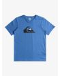 Camiseta de manga corta Quiksilver Comp Logo Azul Nebulosa para niño 8-16 años