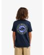 Niño con Camiseta de manga corta Quiksilver Youth Ev Duality Azul Marino Oscuro
