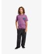 Niño con Camiseta Quiksilver Youth Ev Duality Morada Grape Jam corte regular