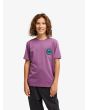 Niño con Camiseta Quiksilver Youth Ev Duality Morada Grape Jam