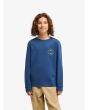 Niño con Camiseta de manga larga Quiksilver Youth Ev Duality LS azul denim 