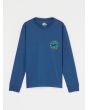 Camiseta de manga larga Quiksilver Youth Ev Duality LS azul denim para niño 8-16 años