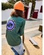 Niño con Camiseta de manga larga Quiksilver Youth Ev Duality LS verde bosque lifestyle
