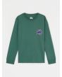 Camiseta de manga larga Quiksilver Youth Ev Duality LS verde bosque para niño 8-16 años