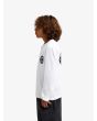 Niño con Camiseta de manga larga Quiksilver Youth Ev Duality LS blanca lateral