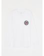 Camiseta de manga larga Quiksilver Youth Ev Duality LS blanca para niño 8-16 años