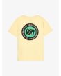 Quiksilver Youth Ev Duality camiseta amarilla para niño 8-16 años vista trasera