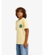 Niño con Camiseta de manga corta Quiksilver Youth Ev Duality Straw Amarilla lateral