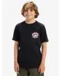 Niño con camiseta Ev Times Up Quiksilver negra frontal