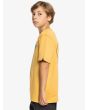 Niño con Camiseta de manga corta Quiksilver Lots of Rights Youth Amarilla lateral