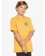Niño con Camiseta de manga corta Quiksilver Lots of Rights Youth Amarilla
