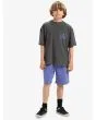 Niño con Camiseta de manga corta Quiksilver World Force Dark Shadow corte holgado