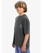 Niño con Camiseta de manga corta Quiksilver World Force Dark Shadow lateral