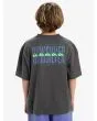 Niño con Camiseta de manga corta Quiksilver World Force Dark Shadow posterior