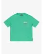 Camiseta de manga corta Quiksilver World Force verde para niño 8-16 años