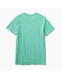 Camiseta de manga corta Reef Driver turquesa para hombre posterior