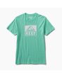 Camiseta de manga corta Reef Driver turquesa para hombre