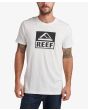 Hombre con camiseta de manga corta Reef Driver blanca