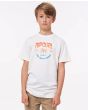 Niño con camiseta de manga corta Rip Curl Desti blanco hueso