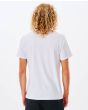Hombre con camiseta de manga corta Rip Curl Fill me up blanca espalda