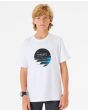 Niño con camiseta de manga corta Rip Curl Fill Me Up Boy Blanca 