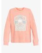 Camiseta de manga larga Roxy East Side Terra Cotta Rosa para mujer